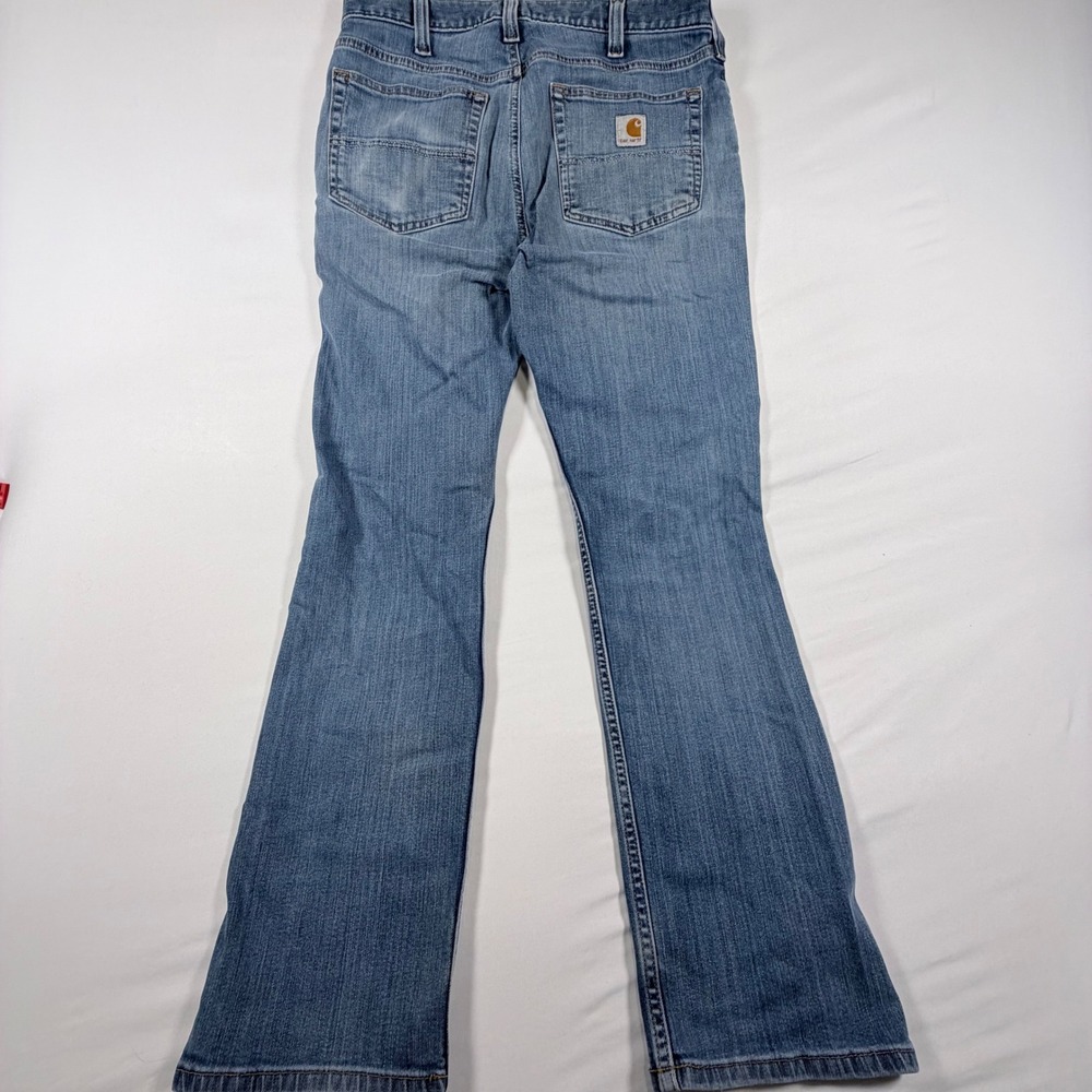 Carhartt B04 Jeans 32x30 Rugged Flex Relaxed Fit Straight Leg Light Wash